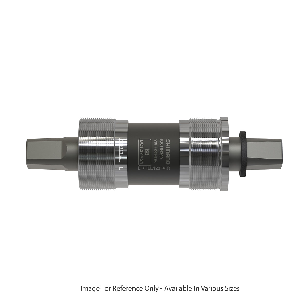 Eje Pedalier Shimano Bsa BB-UN300 Cuadradillo D-Nl Negro