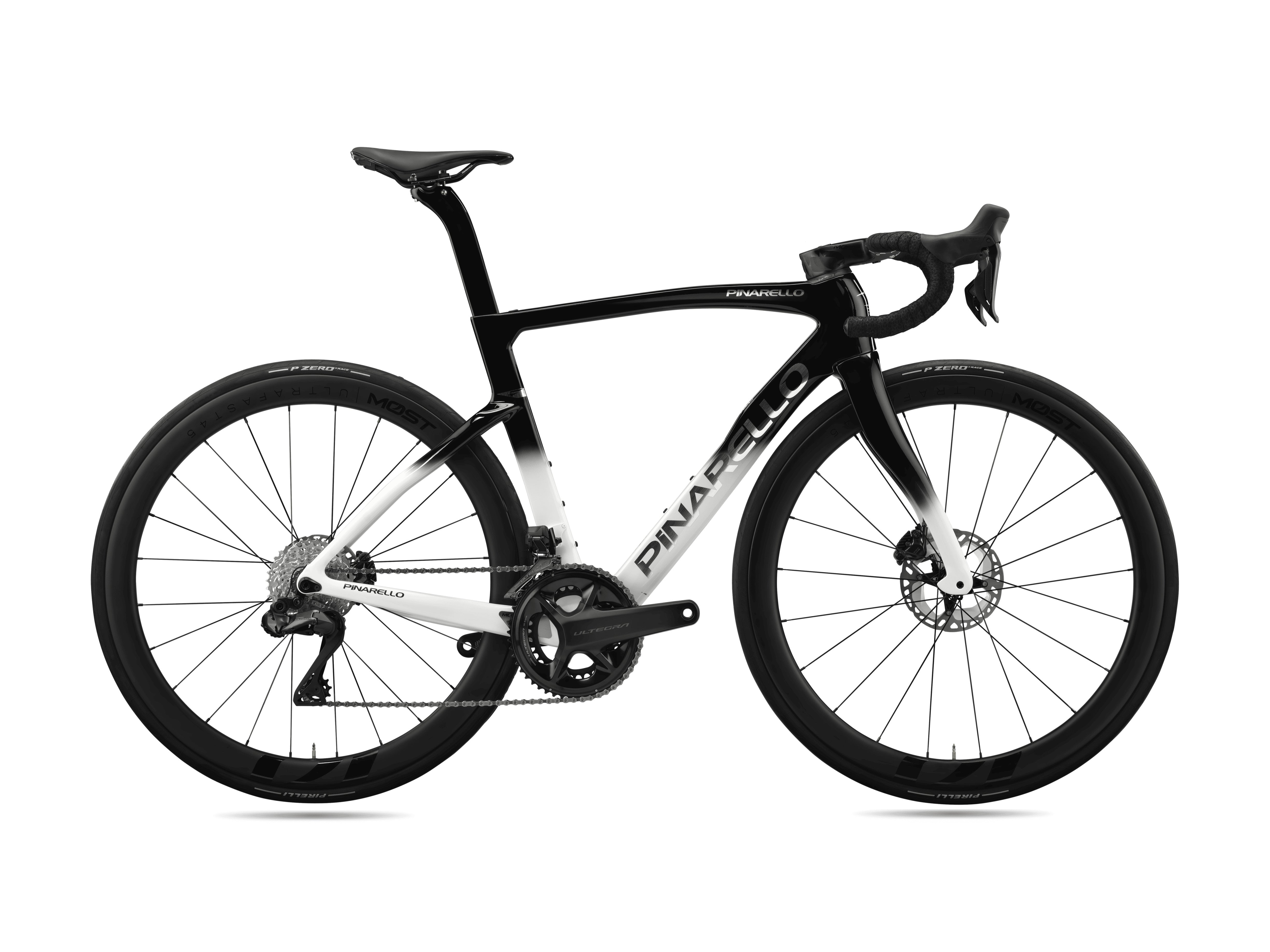 Pinarello F7 DT Swiss A1800 Spline G211-Lunar White Di2 12v