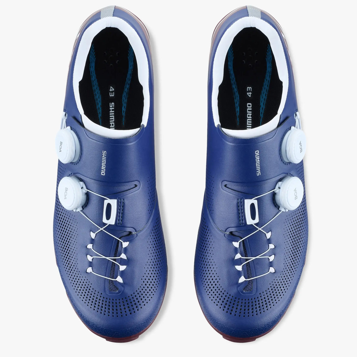Zapatillas Gravel Shimano SH-RX710 Estrecha Azul Marino