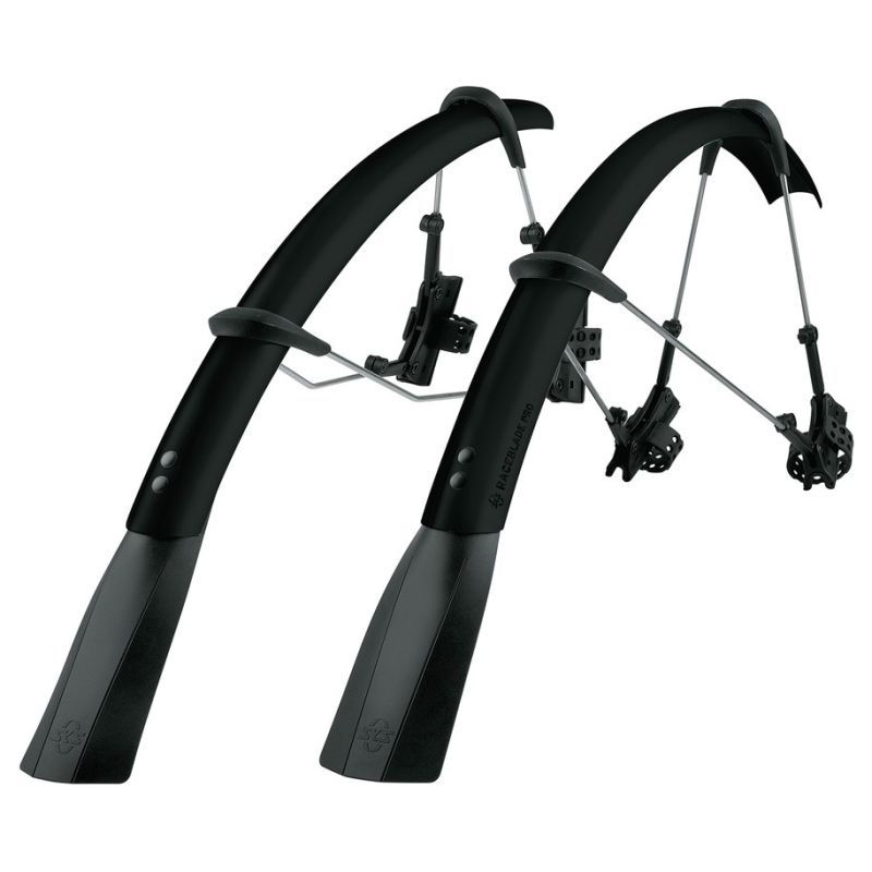 Pack Guardabarros Delantero/Trasero SKS Raceblade Pro 25mm Negro Mate