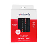 Pack 2 Vittoria Rubino V G2 Folding Tires 2 Inner Tubes Black