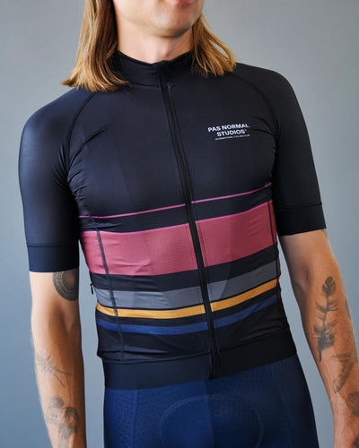 Maillot Manga Corta Pas Normal Studios Mechanism Late Drop Hombre Negro #5
