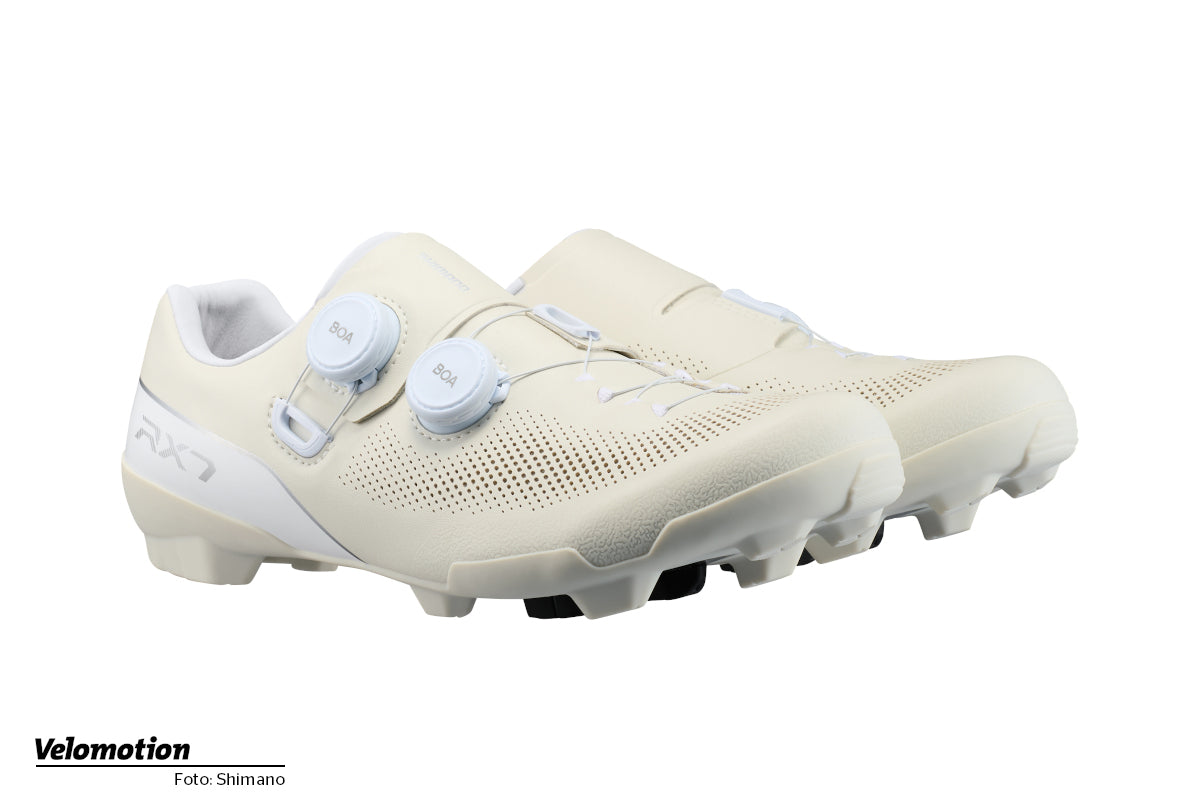 Zapatillas Gravel Shimano SH-RX710 Ancha Blanco Arena