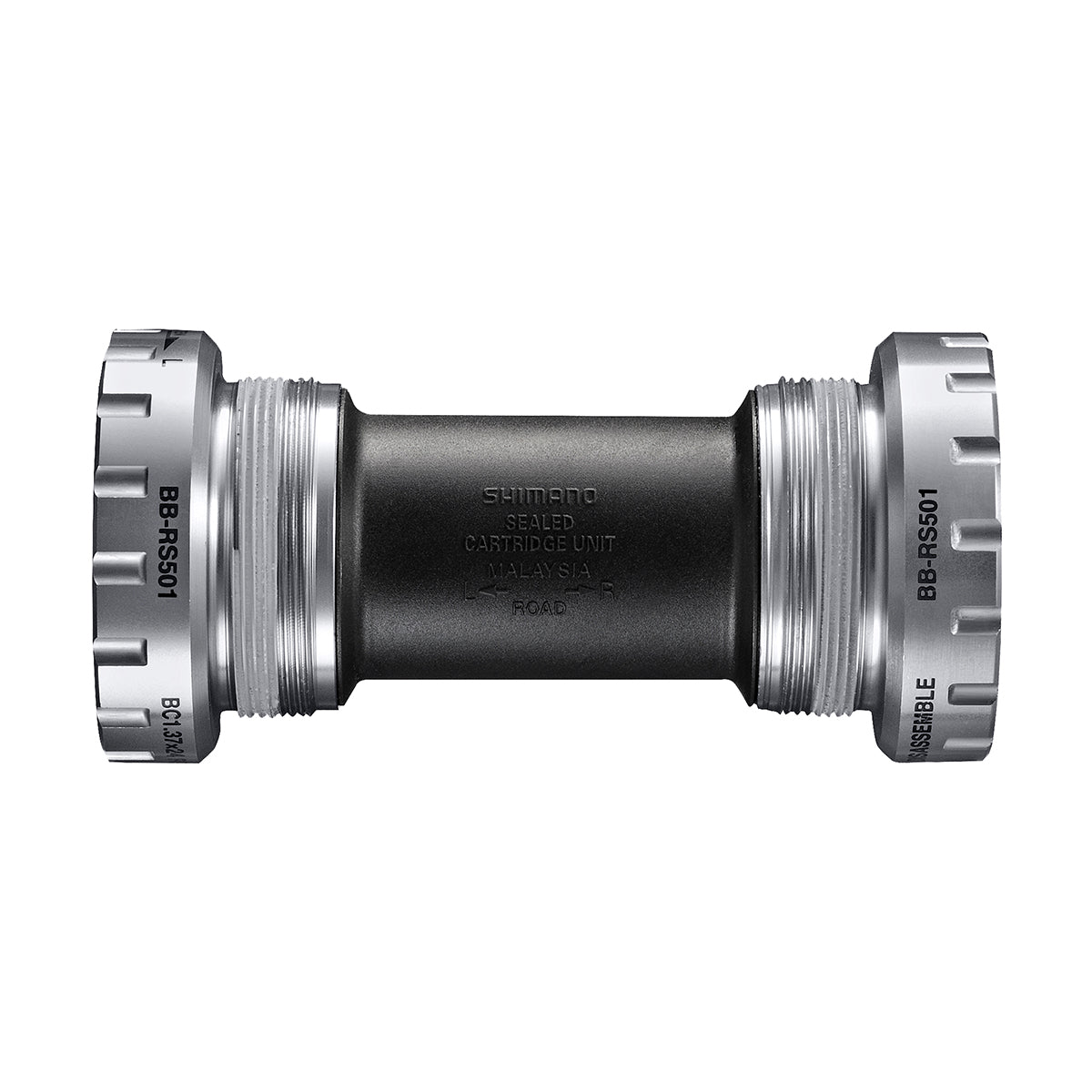 Eje Pedalier Shimano BB-RS501 Hollowtech II ITA Rosca Negro/Plata
