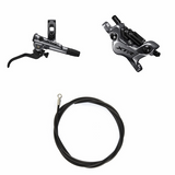 Hydraulic Disc Brake Kit Shimano XTR BR-M9120/BL-M9120 Rear/Right Resin Finned Without Adapter 1700mm Hose Black
