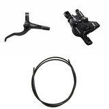 Hydraulic Disc Brake Kit Shimano BR-MT410/BL-MT401 Rear/Right Resin Non-Finned/Adapter 1700mm Hose Black