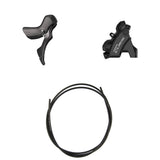 Hydraulic Disc Brake Kit Shimano Cues BR-U6030/ST-U6030 Rear/Right Resin Non-Finned/Adapter 1700mm Hose Black