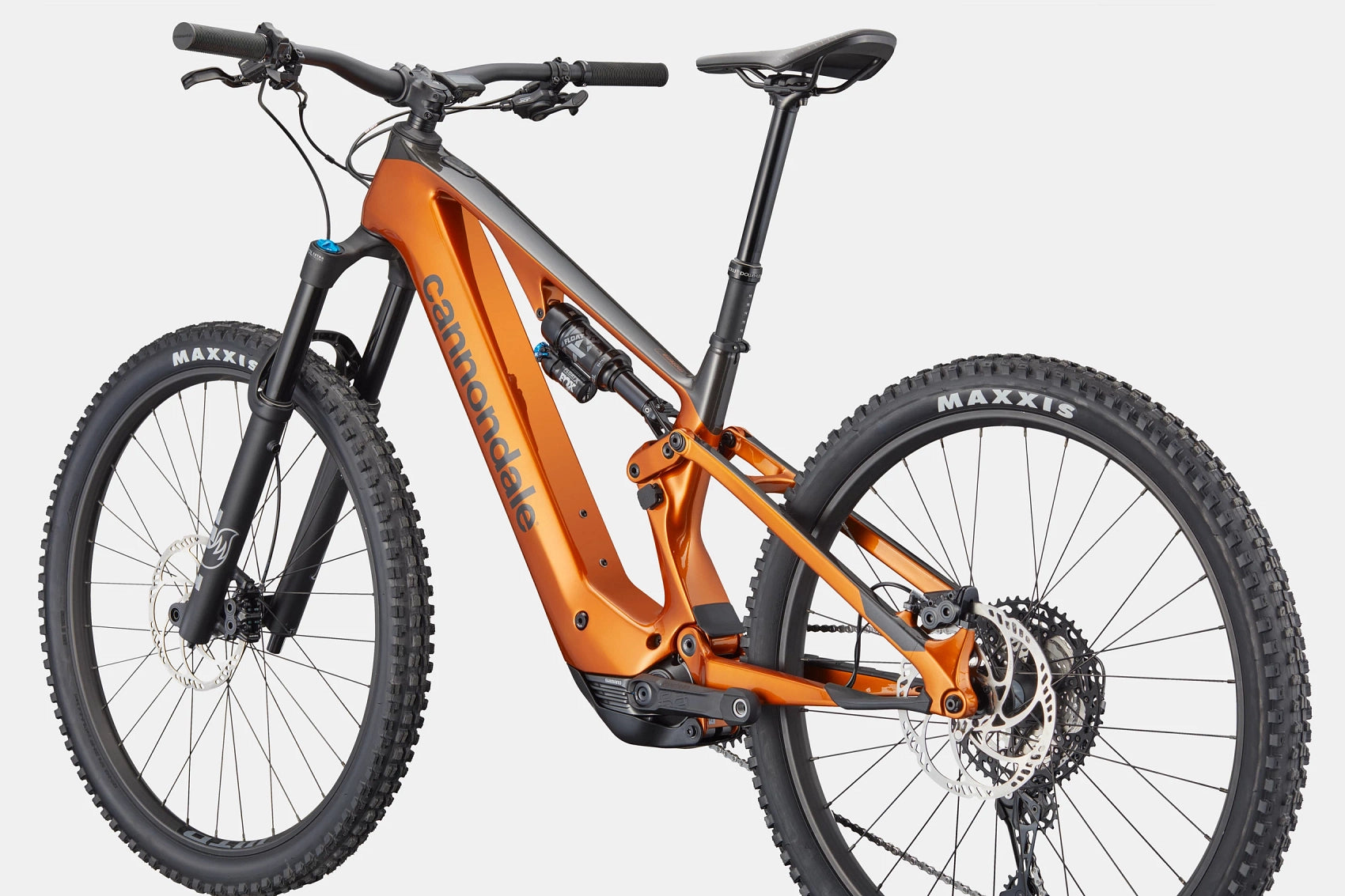 Bicicletas Electricas eTrail Moterra Neo Carbon SL 2 Cannondale 2025 Tiger Eye #3