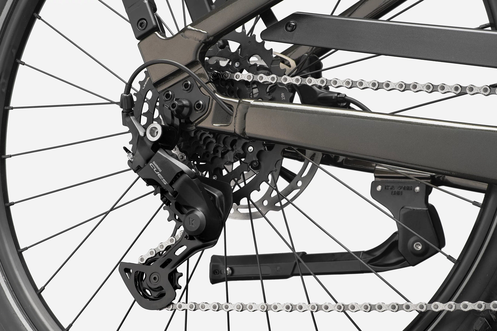 Bicicletas Electricas eUrbanas Tesoro Neo 2 Low Step-Thru Cannondale 2025 Obsidian #6