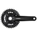 Crankset Shimano FC-MT210-2 36/22t 9s Without Bottom Bracket Black