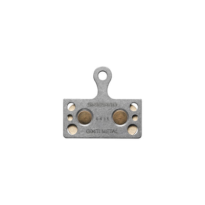 Pastillas Freno Disco Shimano BP-G04TI-MX Titanio Sin Aletas 1 Par Gris
