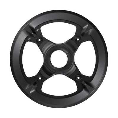 Plato Shimano Steps SM-CRE70 Guia Cadena 2x Negro