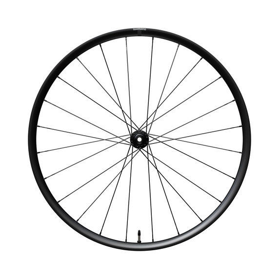 Rueda Delantera Shimano WH-RX180-TL-F12-700C Freno Disco Center Lock Negro