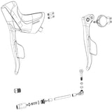 Sram Apex eTap AXS Left Brake/Shift Lever Hand Rest Disc Black