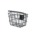 Basil Bremen Front Basket with Handle BS/KF Adapter Plate Aluminum Black
