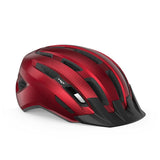 Helmet Met Downtown Red Glow