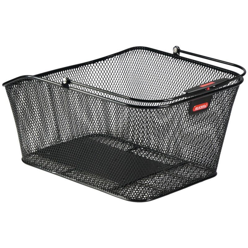 Cesta Trasera Klickfix City 2 Malla Estrecha 40x20x30cm Negro