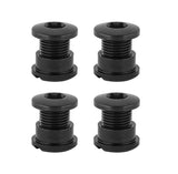 Absolute Black Chainring Bolt Kit 4 Arms Short Aluminum Black