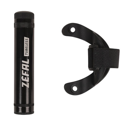Kit Mechas Zefal Reparacion Tubeless Soporte Portabidon Negro