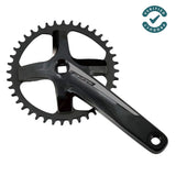 Fsa Vero Pro JIS Square Taper Axle 120 Bcd 42t Aluminum Crankset/Chainring Black