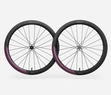 Oquo Wheelset Gravel RP50LTD Shimano HG Metallic Mulberry